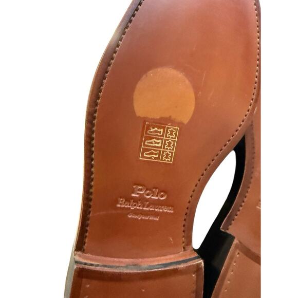 Polo Ralph Lauren Men’s NEW US 9 Suede Brown Brenton Dress Shoe - Picture 10 of 11
